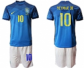 2020-21 Brazil 10 NEYMAR JR Away Soccer Jersey,baseball caps,new era cap wholesale,wholesale hats